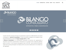 Tablet Screenshot of bilancioconsolidato.com